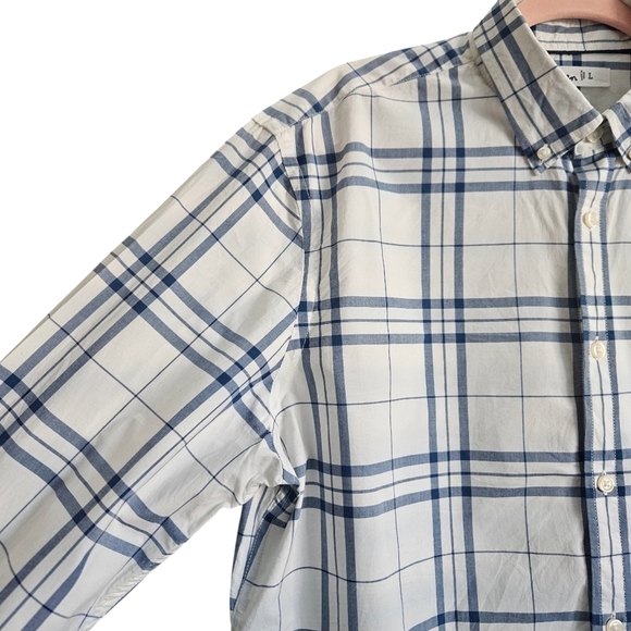 Boden Mens Plaid Long Sleeve Button Down Sz Large - Picture 4 of 10